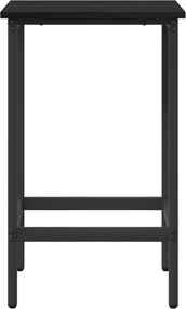 vidaXL Μπαρ σκαμπό 2 τμχ. Μαύρη Δρυς 40 x 32 x 74 εκ