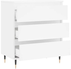 vidaXL Συρταριέρα Λευκή 60 x 35 x 70 εκ. από Επεξεργασμένο Ξύλο