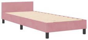 vidaXL Κρεβάτι Ροζ 80x200 εκ. Βελούδο