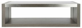 Τραπεζάκι Καφέ DKD Home Decor Κρυστάλλινο Αλουμίνιο Eik (120 x 60 x 37,5 cm)