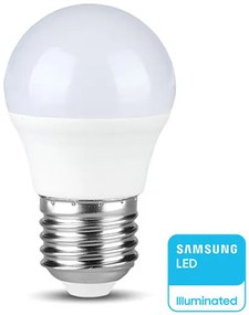 V-TAC Λάμπα LED E27 G45 6.5W 230V 180° 600lm IP20 Samsung Chip Ψυχρό Λευκό 21868