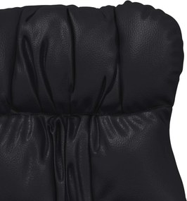 vidaXL Πολυθρόνα Μαύρο 69 x 74 x 93 εκ. Δερματίνη