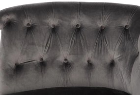 Ανάκλινδρο Augusta 134, Γκρι, 70x71x139cm, Ταπισερί, Πόδια: Ρόδες, Ξύλινα