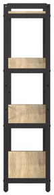 vidaXL Βιβλιοθήκη Sonoma Δρυς 80 x 30 x 118 εκ Μοριοσανίδα