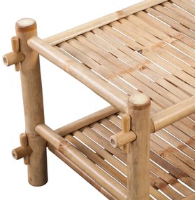 vidaXL Παπουτσοθήκη με 2 Ράφια από Μπαμπού