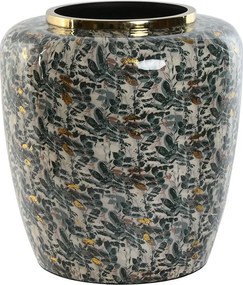 Βάζο Home ESPRIT Πράσινο Χρυσό Μέταλλο 33 x 33 x 35,5 cm