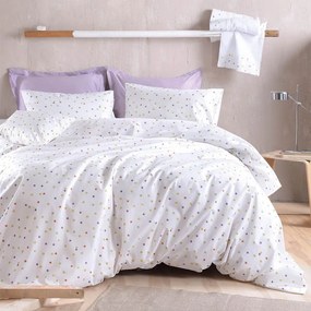 Σεντόνια Blaze (Σετ 4τμχ) White Ρυθμός Queen Size 230x270cm 100% Βαμβάκι