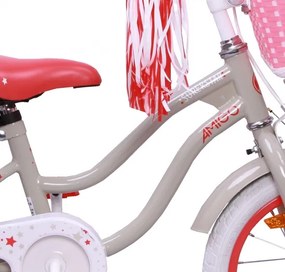 Superstar 14 Inch 21 cm Girls Coaster Brake Cream