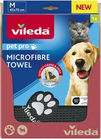 Πετσέτα Mικροϊνών Vileda 172650 Γκρι M 45 x 70 cm