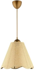 Φωτιστικό Οροφής 433NUV1153 Φ32x70cm 1xE27 40W Cream Opviq