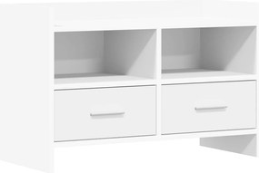 vidaXL Ντουλάπι TV 71,5 x 33 x 47 εκ. Λευκό Επεξεργασμένο Ξύλο
