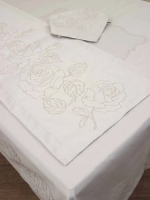 Τραπεζομάντηλο 165x320 2410 1 Ivory Anna Riska