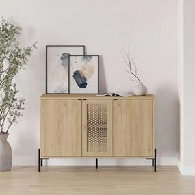 Μπουφές Naive Megapap χρώμα sapphire oak 126x40x80εκ.-GP037-0240,1