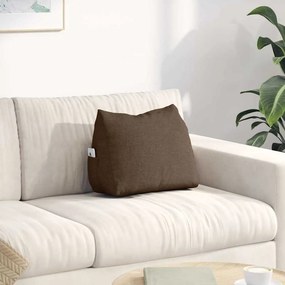 vidaXL Μαξιλάρι Πλάτης Καφέ 45 x 20 x 35 εκ. ύφασμα