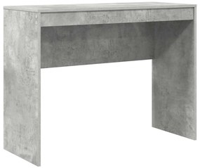 vidaXL Γραφείο Γκρι σκυροδέματος 100 x 40 x 76 εκ. Επεξεργασμένο ξύλο
