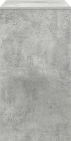 vidaXL Γραφείο Σκυρόδεμα Γκρι 70 x 40 x 76 εκ.