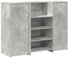 vidaXL Γραφείο υποδοχής 135x50x103,5 εκ. Επεξεργασμένο Ξύλο