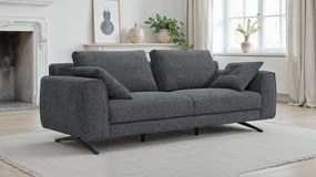 Detroit 3-Seater Sofa Dark Grey