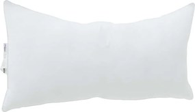 vidaXL Μαξιλάρι με μαξιλάρι Λευκό Βαμβάκι και Πολυεστέρας