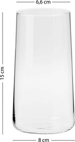 Glass Set (4 Pieces) Dragonfly 520 Transparent