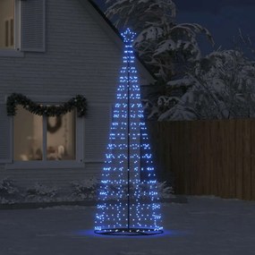 vidaXL Χριστουγεννιάτικο δέντρο LED 550 LED μπλε 300 εκ.