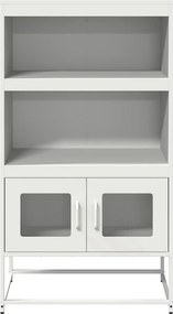 vidaXL Highboard Λευκό 68x39x123 cm Ατσάλι