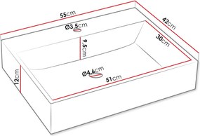 Σετ μπάνιου Kertos Ryfle I-Leuko - 0.00Χ0.00Χ0.00cm