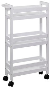 Τρόλεϊ/Ραφιέρα 3 Θέσεων (40x15x75) F-V Wheels Trolley Cotton 174762I