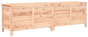 vidaXL Μπαούλο Αποθήκευσης Κήπου 198,5x50x56,5εκ από Μασίφ Ξύλο Ελάτης