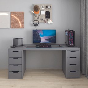 Γραφείο Ανθρακί BABAL 180x60x75
