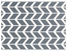 vidaXL Εξωτερικό Χαλί 'ARAKIL' Γκρι 300x400 cm PP