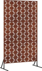 vidaXL Οθόνη Ιδιωτικότητας 100 x 50 x 180 εκ. Σκ rusty