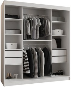 Ντουλάπα Wika 180 συρόμενη-Mauro