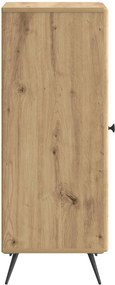 vidaXL Πλαϊνό γραφείο Artisan Δρυς 33 x 34,5 x 90 εκ