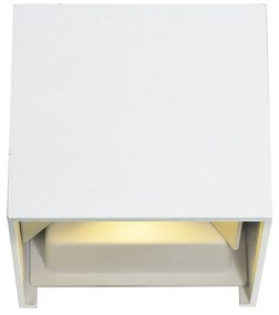 Φωτιστικό Τοίχου-Απλίκα Led Sq Greg 4188800 White Viokef Metal