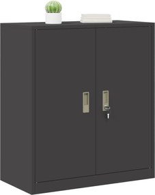 vidaXL Ντουλάπι αποθήκευσης Μαύρο 80 x 40 x 90 εκ Ατσάλι