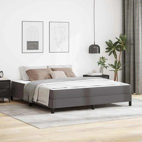 vidaXL Κρεβάτι Άλλο Γκρι 180 x 200 cm Τεχνητό δέρμα