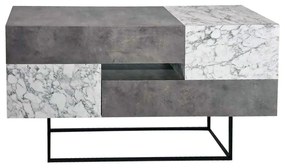 Artekko Eros Anthracite Μπουφές MDF/Μέταλλο Γκρι/Λευκό (145x40x82)cm