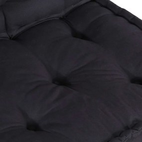 Modular Pouffe Anthracite 70x70x54 ύφασμα - Ανθρακί