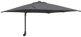 vidaXL Ομπρέλα Κήπου Ανθρακί 248.5 x 247.5 x 160 εκ. ύφασμα