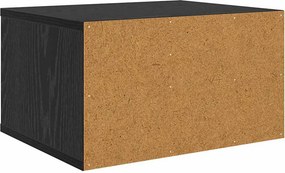 vidaXL Σταντ Εκτυπωτή Μαύρη Οξυά 40 x 32 x 24 εκ Επεξεργασμένο Ξύλο