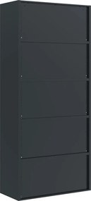 vidaXL Αρχειοθήκη Ανθρακί 90x40x200 εκ. Ατσάλινη