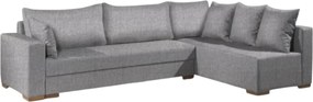Γωνιακός καναπές Trendy-Αριστερή-265φ 165β εκ.-Γκρι Anoixto