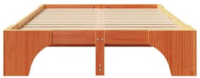 vidaXL Σκελετός Κρεβατιού Καφέ κεριού 197 x 147 x 30 εκ.