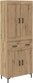 vidaXL Highboard 2 τμχ. Artisan Oak 69,5 x 34 x 180 εκ.