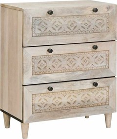 vidaXL Πλαϊνό γραφείο 2 pcs Λευκό 120 x 33,5 x 75 εκ Μασίφ ξύλο μάνγκο