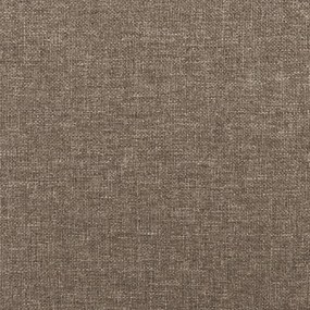 vidaXL Κεφαλάρι με Πτερύγια Taupe 163x16x78/88 εκ. Υφασμάτινο