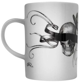 Κούπα Masked Skull Marvellous 09001-MS 10X8cm White-Black Rory Dobner Porcelain
