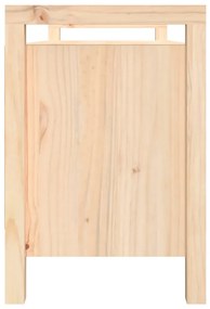 vidaXL Παγκάκι Χολ 110 x 40 x 60 εκ. από Μασίφ Ξύλο Πεύκου