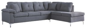 ΚΑΝΑΠΕΣ ΓΩΝΙΑ ΔΕΞΙΑ ZAILA HM3087R ΥΦΑΣΜΑ ΓΚΡΙ 282x197x90 εκ. - 0516415 - HM3087R